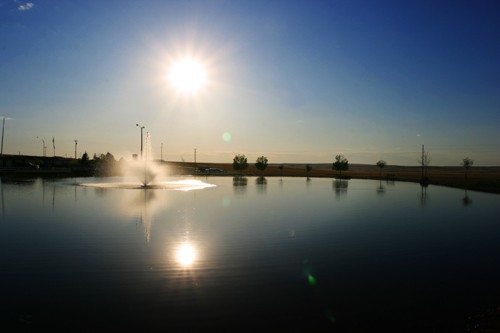 Lighted Fountain for Town Park in Wright